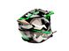 Шлем кроссовый EXDRIVE (size: L, черно-зеленый глянцевый, EX-806 MX) - 4
