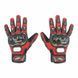Перчатки PRO BIKER MCS-01 (size: M, красные, текстиль с накладкой на кисть) - 2