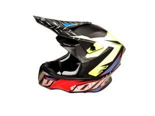 Шлем кроссовый EXDRIVE (size: L, черно-красно-желтый матовый, EX-806 VOX)