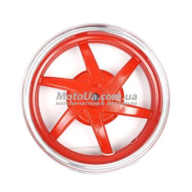 Диск колеса задній (титановий) 10" HONDA DIO/TACT червоний (22 шліца)
