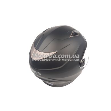 Шлем закрытый интеграл EX-09 (size: L, черный + очки, матовый) Exdrive
