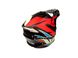 Шлем кроссовый EXDRIVE (size: L, черно-красно-желтый матовый, EX-806 VOX) - 4