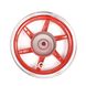 Диск колеса задній (титановий) 10" HONDA DIO/TACT червоний (22 шліца) - 3