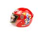 Шлем детский открытый DFG - красный с рисунком - 1