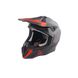 Шлем кроссовый AMOQ (size: XS, черно-серо-красный матовый) - 2
