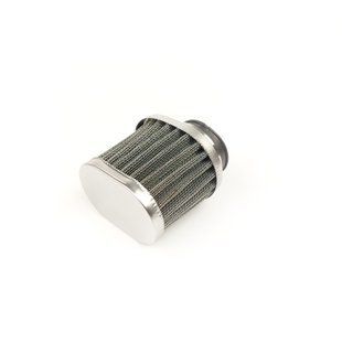 Фильтр воздушный (нулевик) &Oslash;42mm, прямой "овал", стальной
