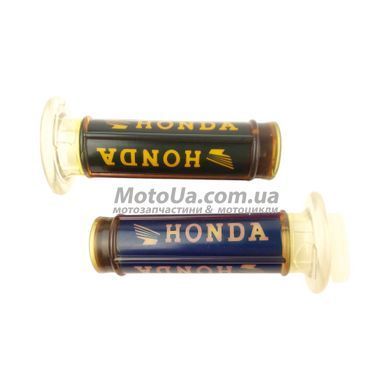 Ручка ZX-345 HONDA (пара, черные, с креплениям троса)