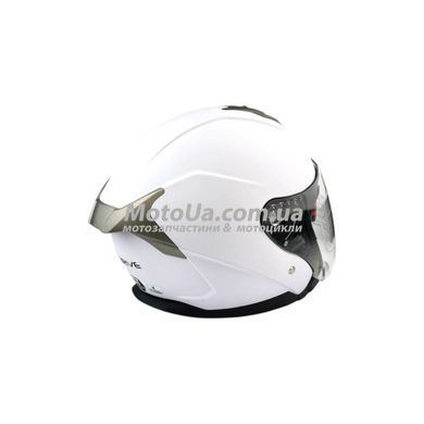 Шлем открытый EXDRIVE + очки (size: M, белый матовый, EX-586)