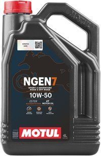 Масло 4T, 4л (синтетика, 10W-50, 7100) NGEN 7 Motul Франция