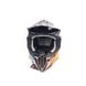 Шлем кроссовый EXDRIVE (size: L, черно-синий глянцевый, EX-806 VOX) - 2