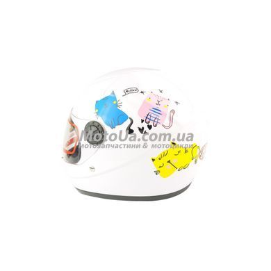 Шлем детский интеграл HF-909 E-27 (белый) MT-Helmet