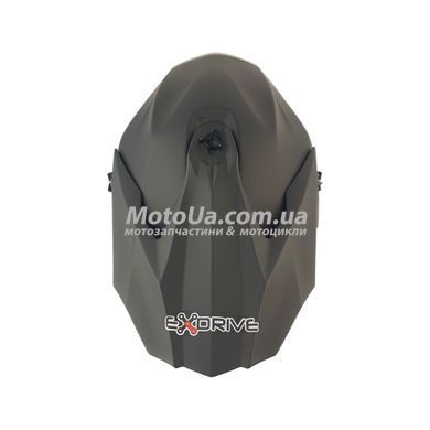 Шлем кроссовый EXDRIVE (size: L, черный матовый, EX-806)