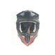 Шлем кроссовый EXDRIVE (size: L, черно-красный матовый, EX-806 Spider) - 2