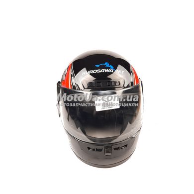 Шлем закрытый HF-101/501 (size: M, черный) KUROSAWA-MT