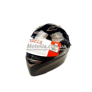 Шолом закритий інтеграл EX-09 (size: XL, чорний + окуляри, глянцевий) Exdrive