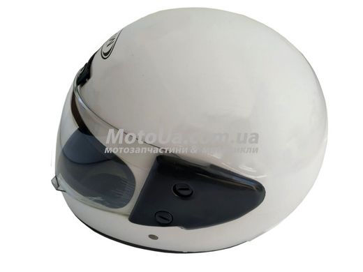 Шлем закрытый HF-101 (size: M, белый глянцевый)