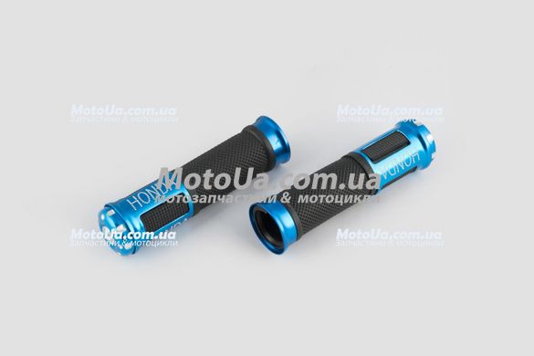 Ручки керма з алюм. відбійником (сині) (mod:Honda) GJCT