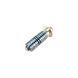 Лампа фари P15D-25-1 12V 35/35W (діодна, лінза, чорний корпус 1 пелюстка) - 2