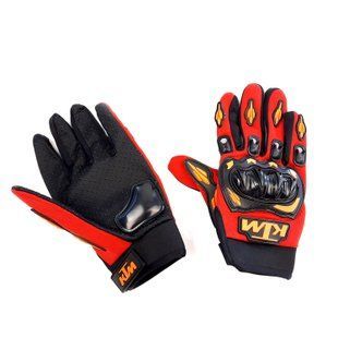 Рукавички KTM (size XL, червоні, текстиль з накладкою на кисть)