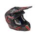 Шлем кроссовый EXDRIVE (size: M, черно-красный матовый, EX-806 Spider) - 5