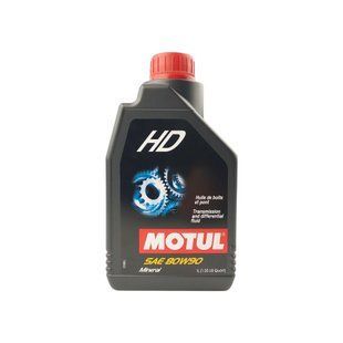 Масло трансмиссионное Motul HD 80W-90 минеральное (1л) Франция