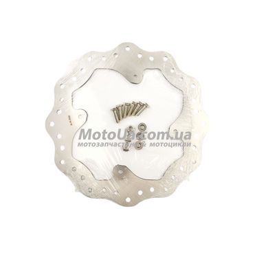 Диск тормозной Geon GNS 300 (MOTARD, задний) c болтами крепления, оригинал