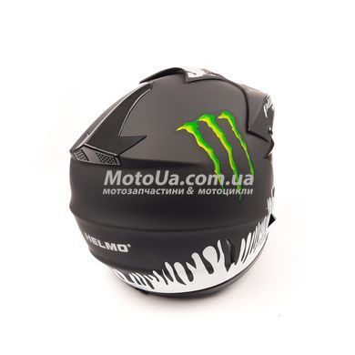 Шлем кроссовый HELMO (size:S, черный, mod:CR168)