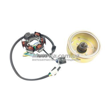 Статор генератора 4T GY6 125/150 (5+1 катушек) + ротор LIPAI