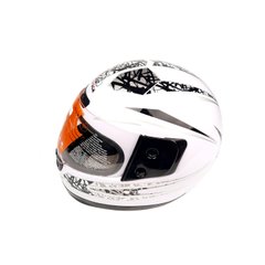 Шлем закрытый WLT-106 (size: M, белый) MotoTech