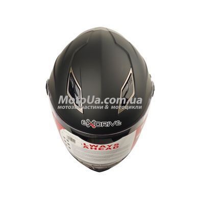 Шлем закрытый интеграл EX-09 (size:XXL, черный + очки, матовый) Exdrive