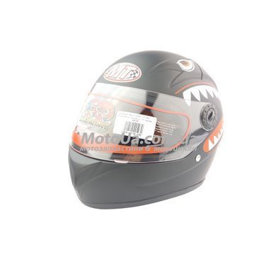 Шлем детский интеграл HF-909 E-26 (черный матовый) MT-Helmet