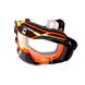 Очки кроссовые VEMAR MJ-1015С (черно-оранжевые, стекло прозрачное) - 1