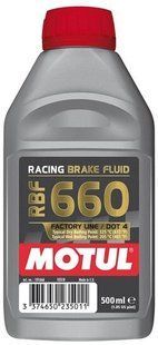 Тормозная жидкость для спортивных мотоциклов Motul RBF 660 Factory Line (500мл) Франция