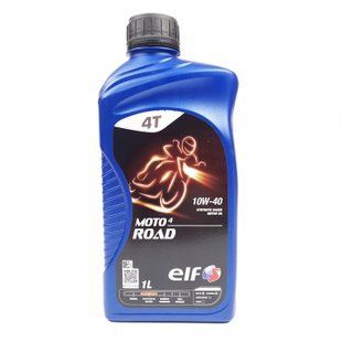 Масло 4T, 1л (SAE 10W-40, полусинтетика, ROAD, API SJ) ELF