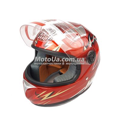 Шлем детский интеграл HF-909 (красный) MT-Helmet