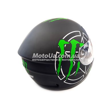 Шлем закрытый HELMO (size: L, черный, mod:XZF07)