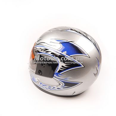 Шлем закрытый WLT-106 (size: S, серый) MotoTech