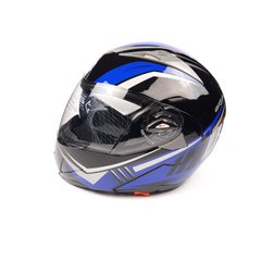 Шлем трансформер VLAND (size: M, 158) черно-синий