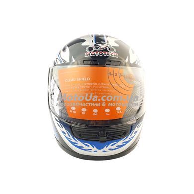 Шолом закритий WLT-106 (size: S, чорний) MotoTech