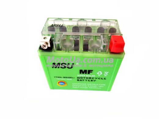 Акумулятор 12V 5A (YTX5L-BS) MSU гелевий 115x70x105