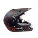 Шлем кроссовый EXDRIVE с визором (size: M, черно-красный, EX-803) - 5