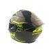 Шлем закрытый №111 (22) (size: M, черно-зеленый) MotoTech - 3