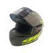 Шлем закрытый №111 (22) (size: M, черно-зеленый) MotoTech - 7