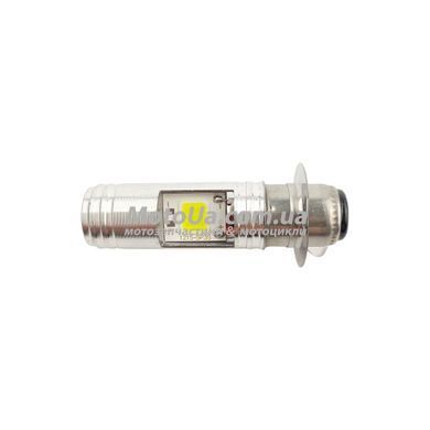 Лампа фары P15D-25-1 12V (диодная, 2 кристалла, 1 лепесток)