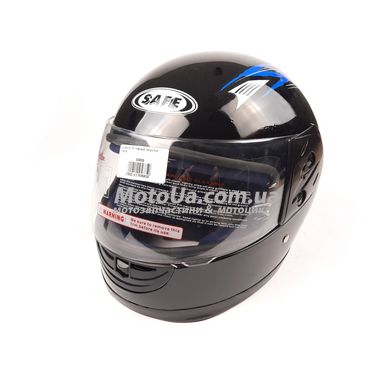 Шлем закрытый S-101 (черный, size: M) SAFE