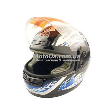 Шолом закритий WLT-106 (size: M, чорний) MotoTech
