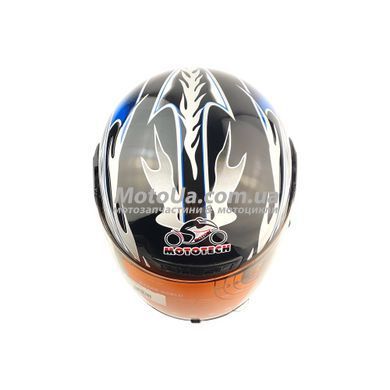Шолом закритий WLT-106 (size: M, чорний) MotoTech