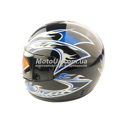 Шолом закритий WLT-106 (size: M, чорний) MotoTech
