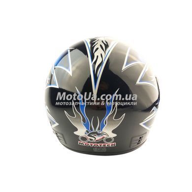 Шолом закритий WLT-106 (size: M, чорний) MotoTech