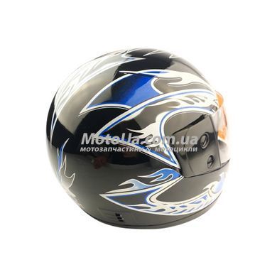 Шолом закритий WLT-106 (size: M, чорний) MotoTech